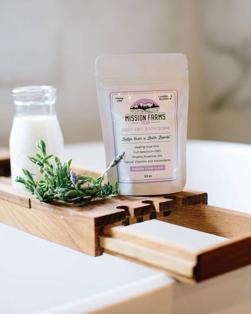 Rest CBD Bath Soak - Mission Farm CBD