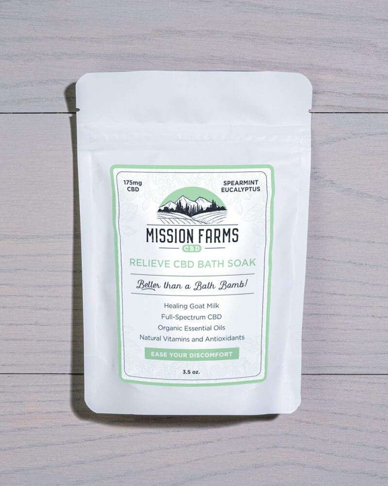 Relieve CBD Bath Soak - Mission Farms CBD