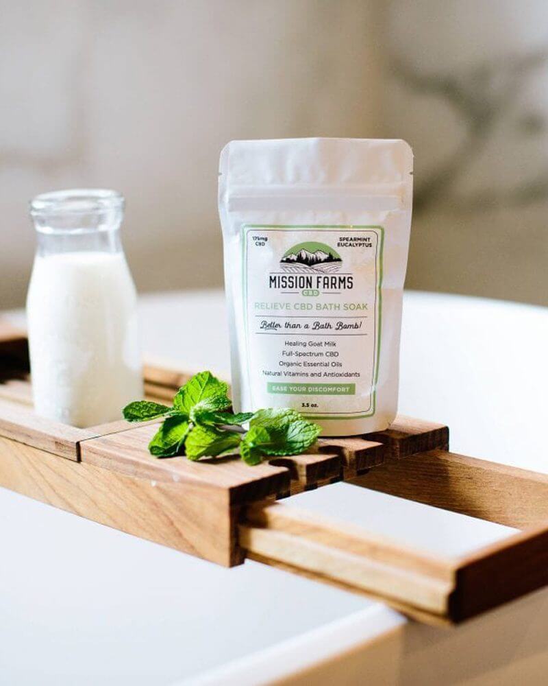 Relieve CBD Bath Soak - Mission Farms CBD