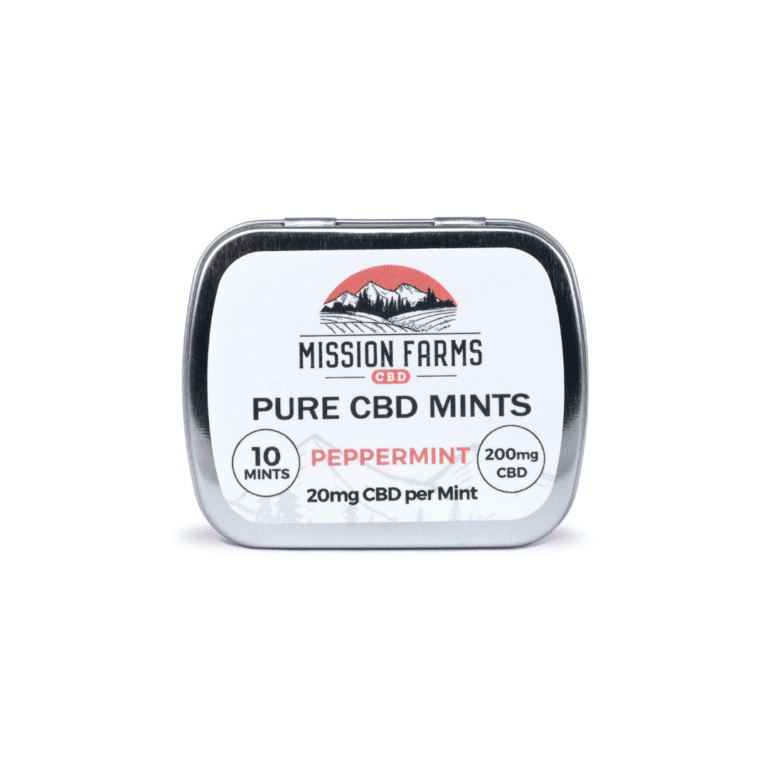 Pure CBD Mints Peppermint 10 ct mints