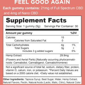 Pure CBD Gummies with Nano CBD