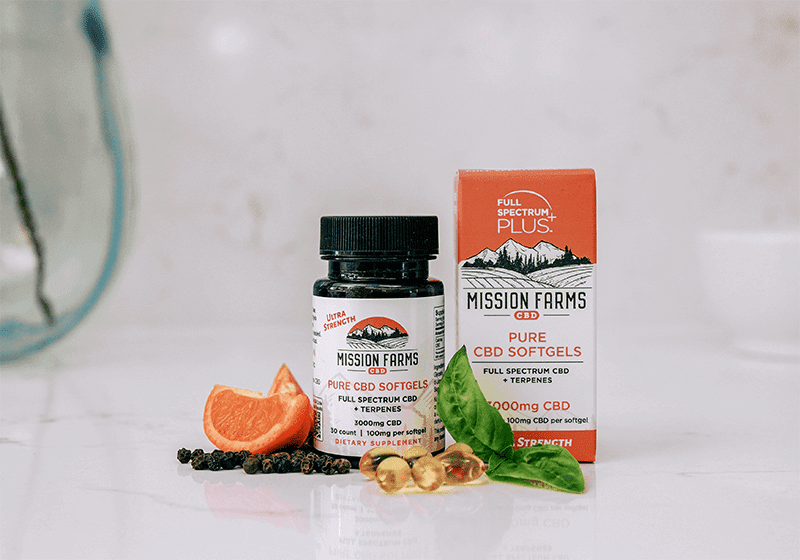 CBD Softgels 3000mg | Full Spectrum CBD + Terpenes