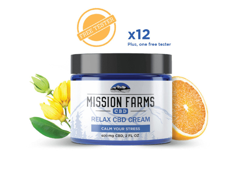 Relax CBD Cream - Mission Farms CBD