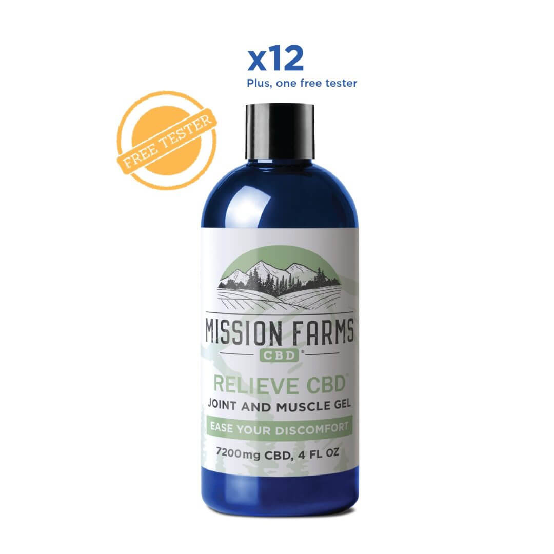 Relieve CBD Joint and Muscle Gel - Mission Farms CBD