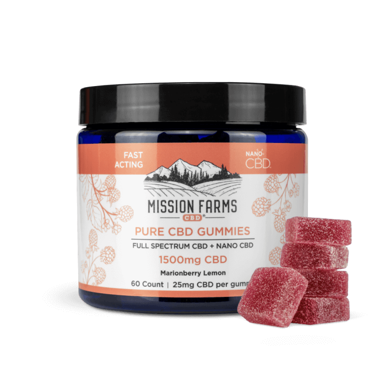 Pure CBD Gummies with Nano CBD 1500mg
