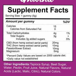 Unwind Delta-9 THC Gummies with Nano THC